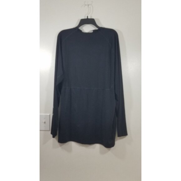 Nike Pro Dri-Fit Slim Fit Black Long Sleeve Shirt XXL 2XLPolyester - Picture 11 of 12